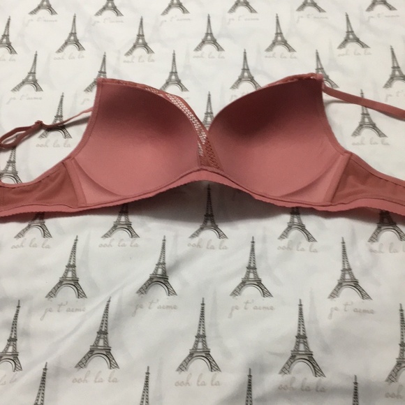Knix Deep-V Lace Bralette Sz L in Pink Sorbet - Picture 6 of 9